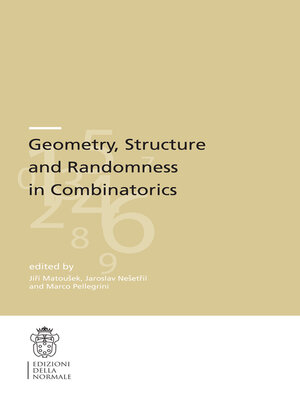 cover image of Geometry, Structure and Randomness in Combinatorics